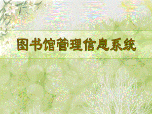 图书馆管理信息系统.ppt