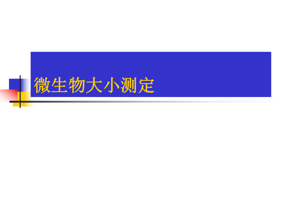 微生物大小的测定.ppt_第1页