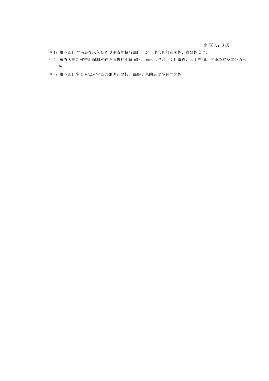 潜在承包商资质审查表.docx_第2页