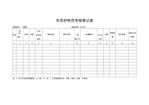 生态护林员考核登记表.docx