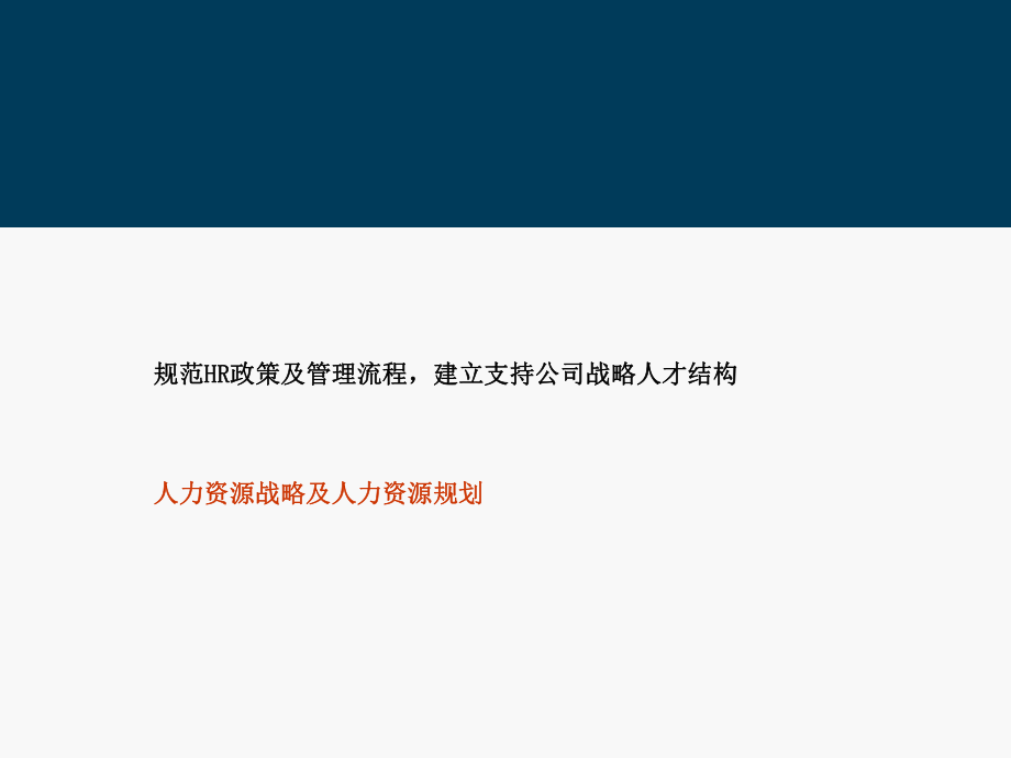 某软件公司人力资源战略及人力资源规划.ppt_第1页
