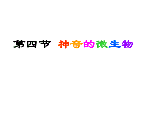 神奇的微生物.ppt