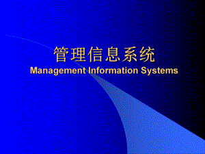 管理信息系统.ppt