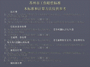 苏州市工伤赔偿标准.ppt