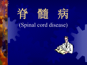 脊髓病精品医学课件.ppt