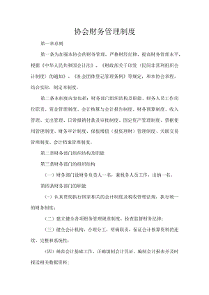 协会财务管理制度.docx