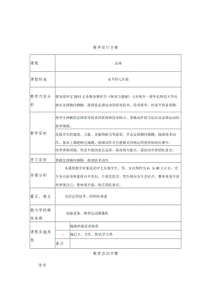 足球 教学设计.docx