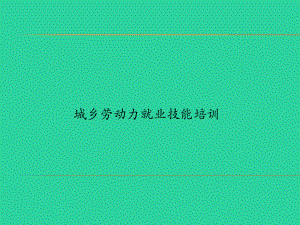 职业培训课件xzszk.ppt