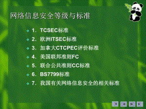 网络信息安全等级与标准.ppt