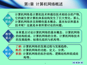 计算机网络基础教程第1章计算机网络概述.ppt