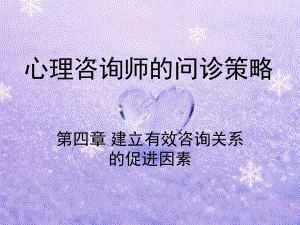 心理咨询师问诊策略4.ppt