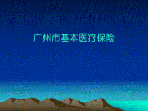 广州市基本医疗保险业务.ppt