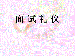 大学生面试礼仪.ppt