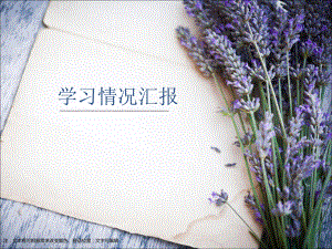 研究生阶段性学习汇报.ppt