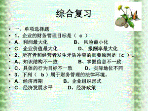 财务管理综合习题+答案.ppt