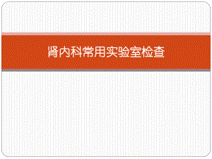 肾内科常用实验室检查.ppt
