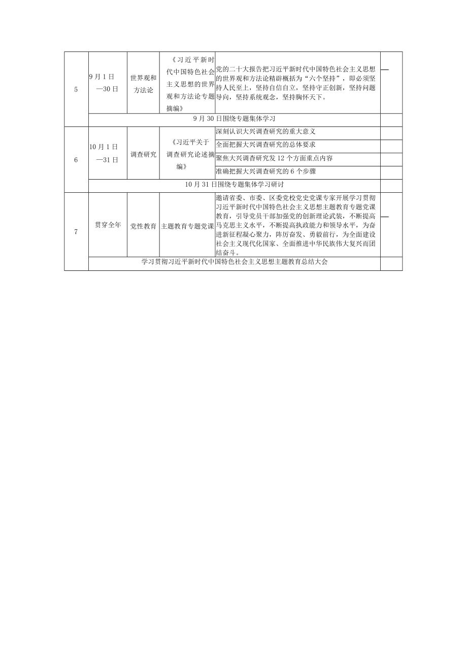 2023党支部开展主题教育学习计划学习方案范文.docx_第3页