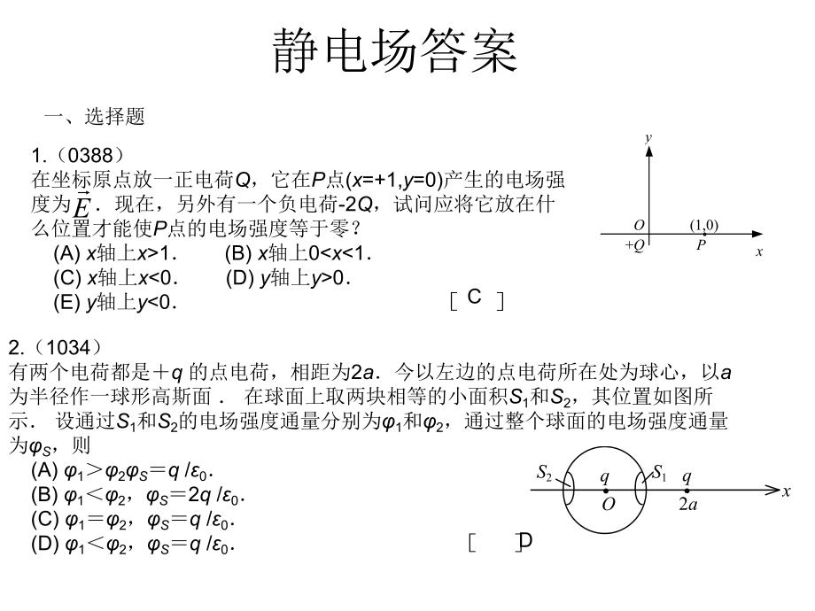 静电场习题答案范例.ppt_第1页