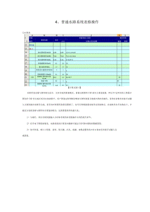 4、普通水路系统表格操作.docx