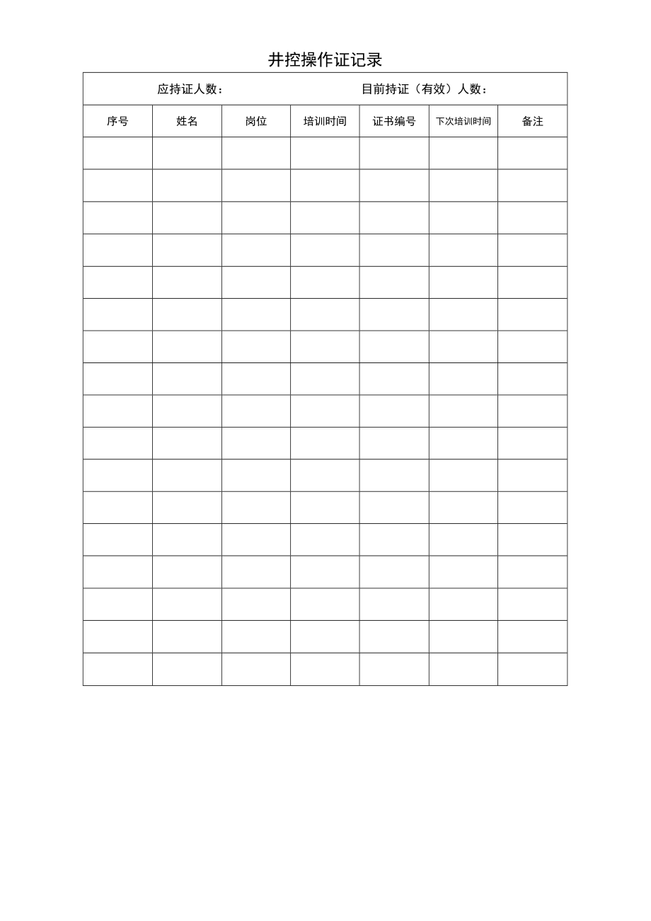 NKKP-ZC-06：井下作业井控管理综合记录.docx_第3页