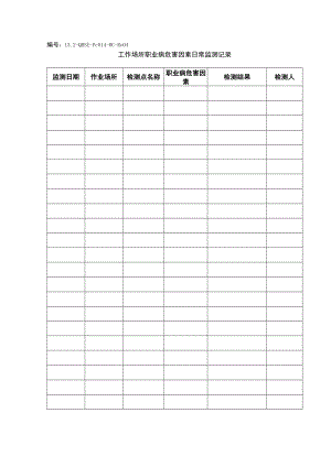 L3.2-QHSE-Pc014-OC-R004 职业病危害因素日常监测记录.docx