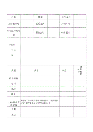 “青英筑梦工程”附件表格.docx