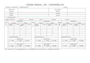 QJ0104b结构混凝土裂缝深度、宽度、长度检验检测记录表.docx