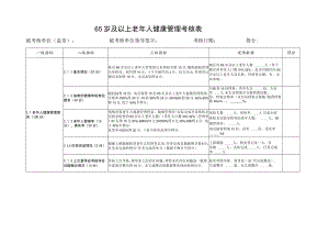 65岁及以上老年人健康管理考核表.docx