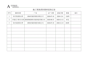 5、施工现场消防器材进场记录.docx