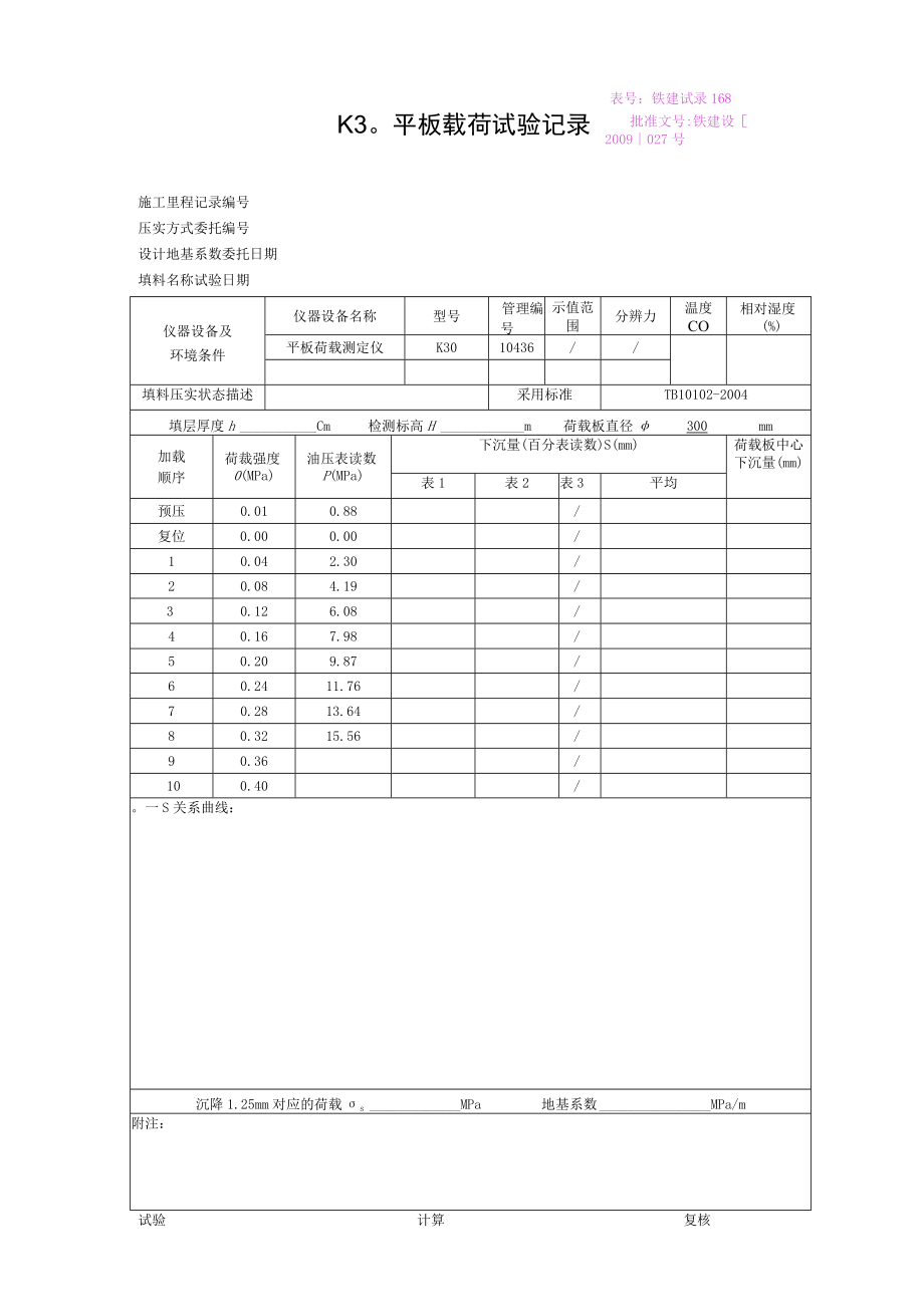 K30平板载荷试验记录.docx_第1页
