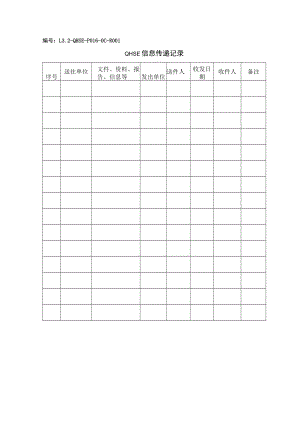 L3.2-QHSE-P016-OC-R001 QHSE信息传递记录表.docx