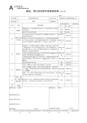 1--临边、洞口安全防护设施工程验收表.docx
