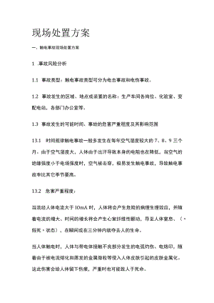 2023版现场处置方案[全].docx