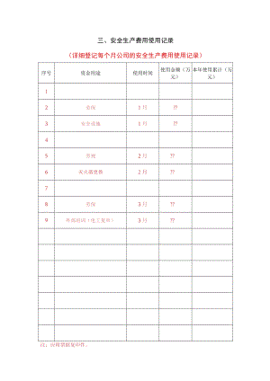 03-05-安全生产费用使用记录.docx