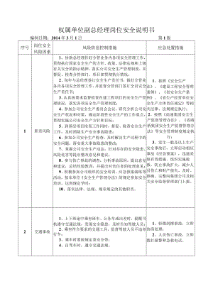 04权属单位副总经理岗位安全说明书.docx