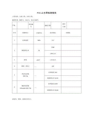 PVC止水带检测报告.docx