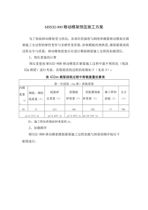 MSS32-900移动模架预压施工方案.docx