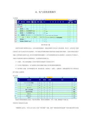 5、电气系统表格操作.docx