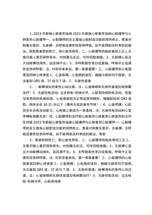 2022年新版心肺复苏指南.docx