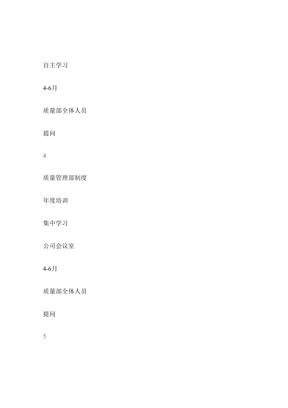 中药饮片知识培训讲解GMP中药饮片生产企业年度培训讲解计划.docx_第3页