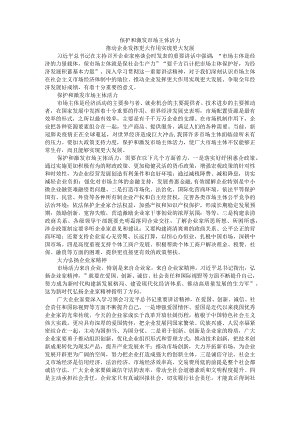 保护和激发市场主体活力 稳住经济基本盘 推动企业发挥更大作用实现更大发展.docx