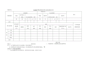 事故隐患和重大危险源统计表模板.docx