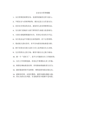 企业安全管理精髓.docx