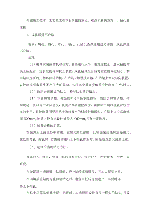 关键施工技术、工艺及工程项目实施的重点、难点和解决方案.docx