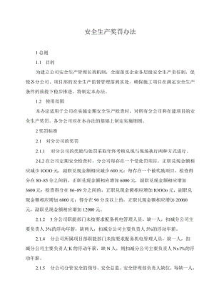 公司安全生产奖罚办法.docx