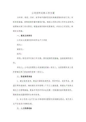 公司闭环运转工作方案.docx
