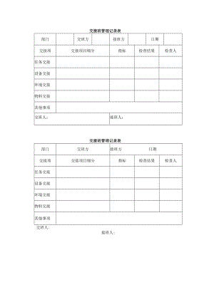 交接班管理记录表.docx