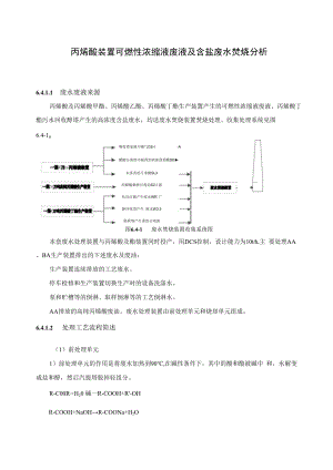 丙烯酸装置可燃性浓缩液废液及含盐废水焚烧分析.docx