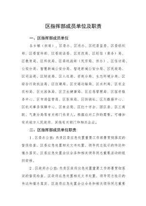 区指挥部成员单位及职责.docx