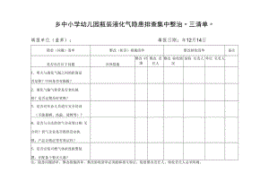 中小学幼儿园瓶装液化气隐患排查集中整治“三清单”.docx